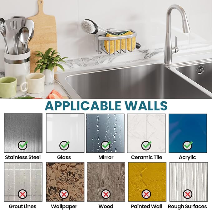TAILI Sponge Holder for Kitchen Sink