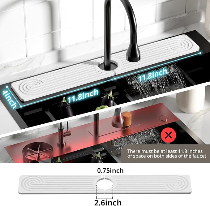 Quick Dry Sink Splash Guard