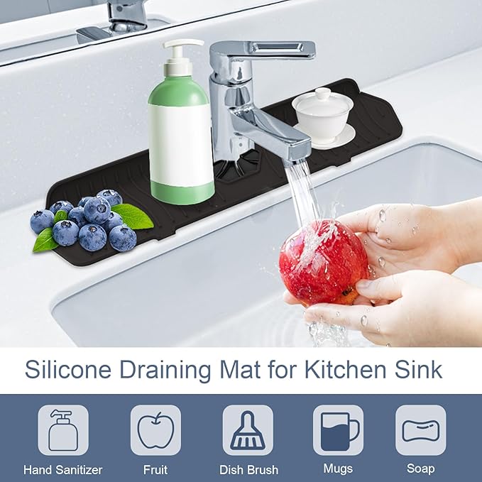 Faucet Guard - 90 Foldable Drain Mat