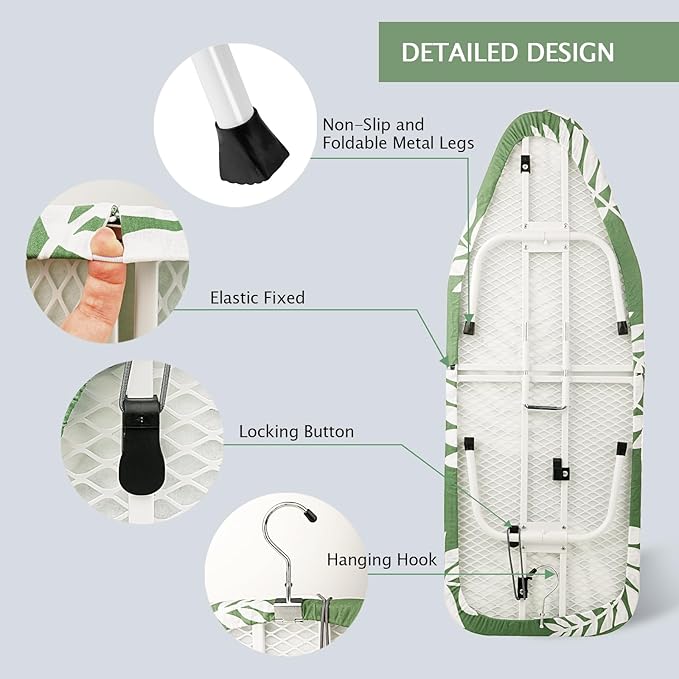 SheeChung Tabletop Ironing Board 12"x32", Small Ironing Boards