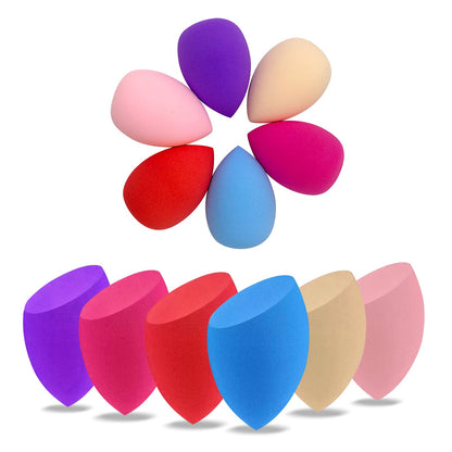 12 Pcs Black Makeup Sponges for Foundation Bulk Latex-Free Reusable big Beauty Sponge Blender Cosmetic Applicator For Powder Cream and Liquid Makeup Tools Set