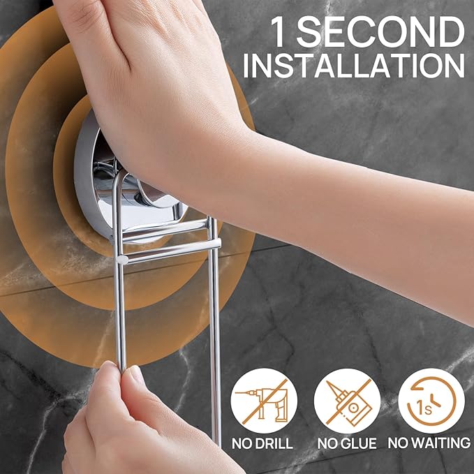 LEVERLOC Soap Dish Holder Suction Cup