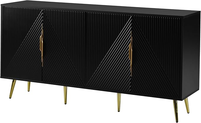 Stylish Swith Wave Geometric Design, Conical Legs, Adjustable, Suitable