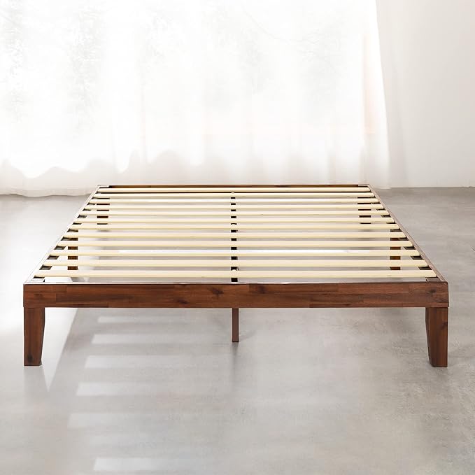 Mellow 12" Solid Wood Platform Bed Frame
