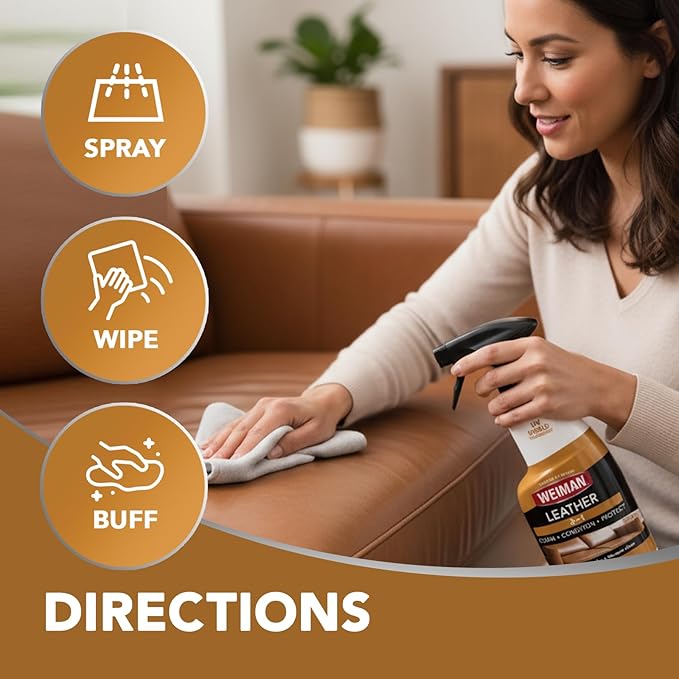 Weiman Leather Cleaner and Conditioner