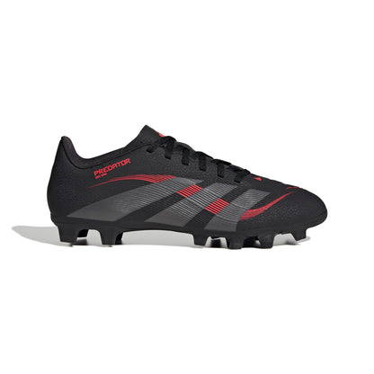 adidas Unisex Predator Club Firm Multi Ground Football Boots, Core Black/Grey Four/Lucid Red, 10 UK