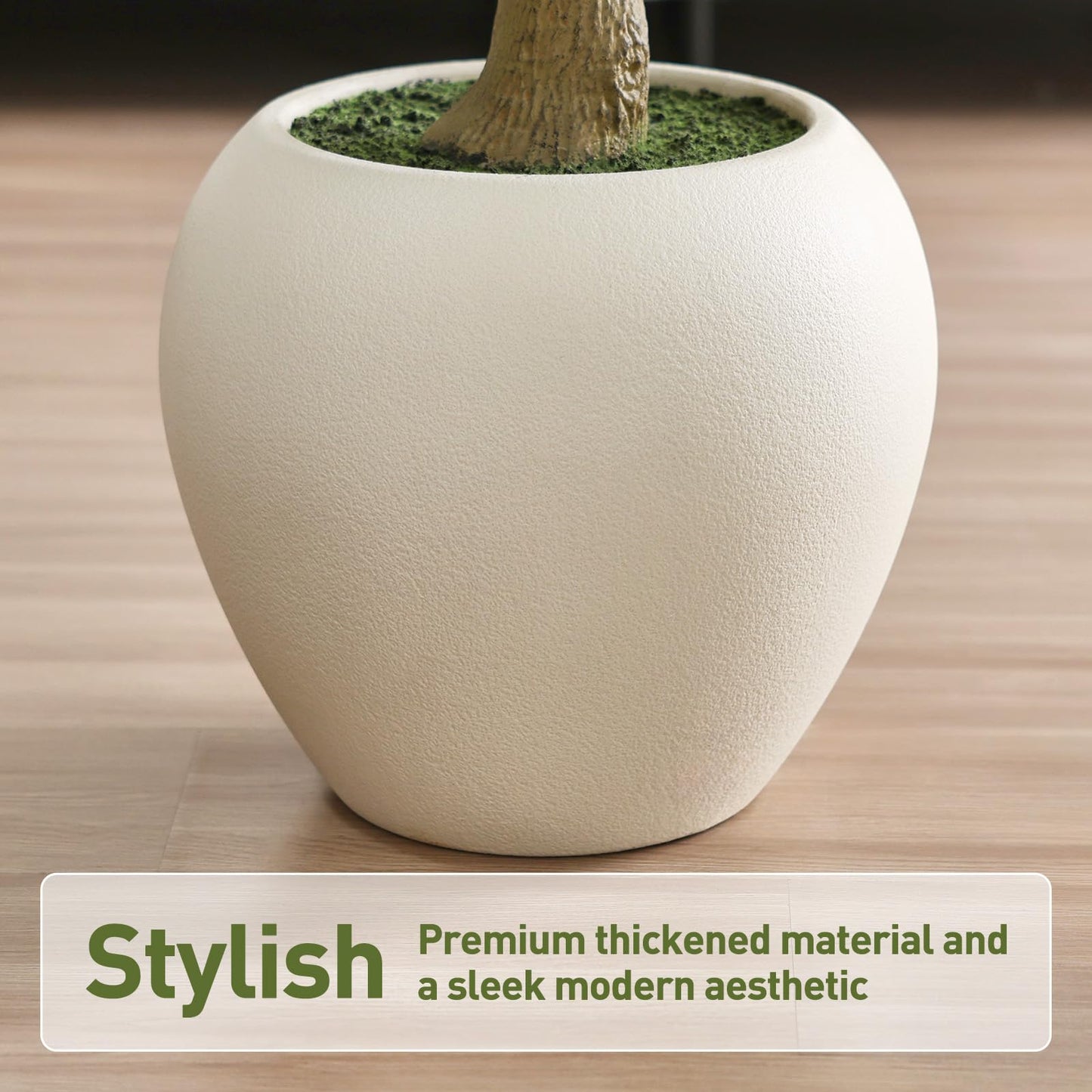 VeriNatural Olive Trees Artificial Indoor,6Ft Large Faux Plants,Tall Fake Tree with 12in White Round Planter,Full & Lush Faux Olive Tree for Home Decor Living Room, Office or Bedroom,Housewarming