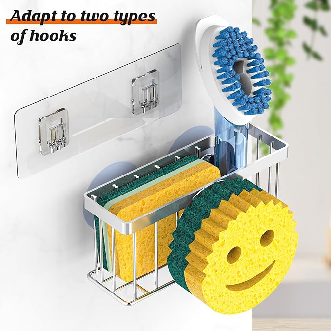 Sponge Holder Smiley Face, Sink Caddy