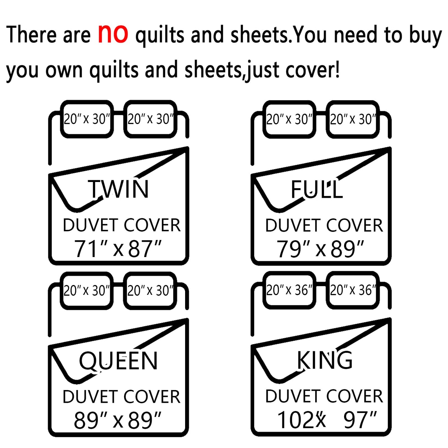 CVHOUSE Mermaid Duvet Cover Queen Size,Sky Cloud Bedding Set for Girls Kids Teens,Mermaid Comforter Cover,1 2 Pillowcases 3 Piece Queen 89'x89'