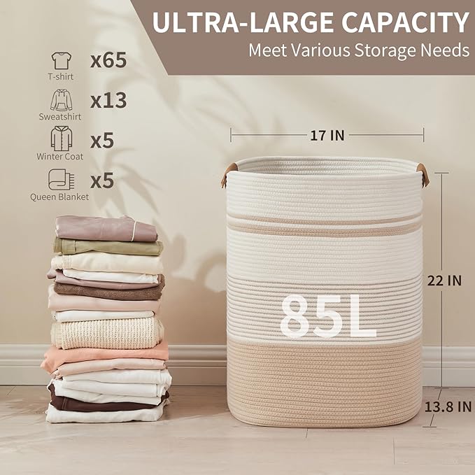 Laundry Basket with Handles