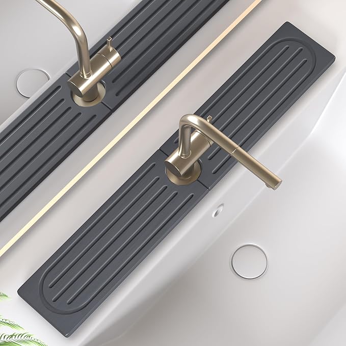 Faucet Mat for Kitchen Sink, Water Absorbent Kitchen Faucet Mat, Durable Sink