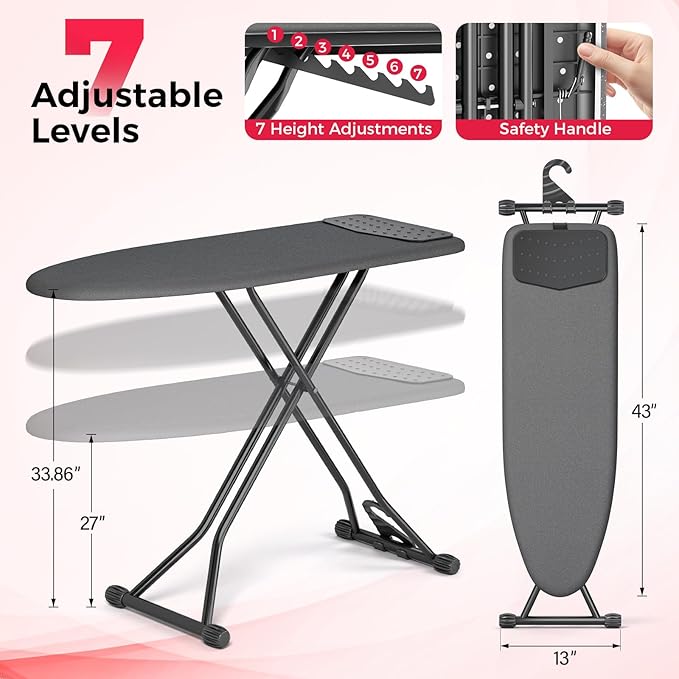 APEXCHASER Ironing Board, Compact Iron Board