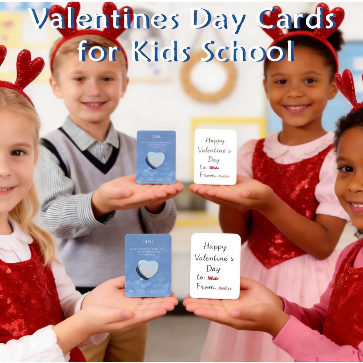 24 Packs Valentines Day Gifts for Kids,Crystals and Healing Stones with Heart Valentines Day Cards for Kids Classroom School Party Favors,Valentine Healing Crystals Rock Gift Exchange Bulk for Him Her