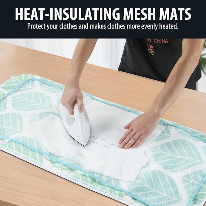 Seiritex Ironing Mat, Portable Ironing Pad 39.4 x 18.9 inch Table Top Iron