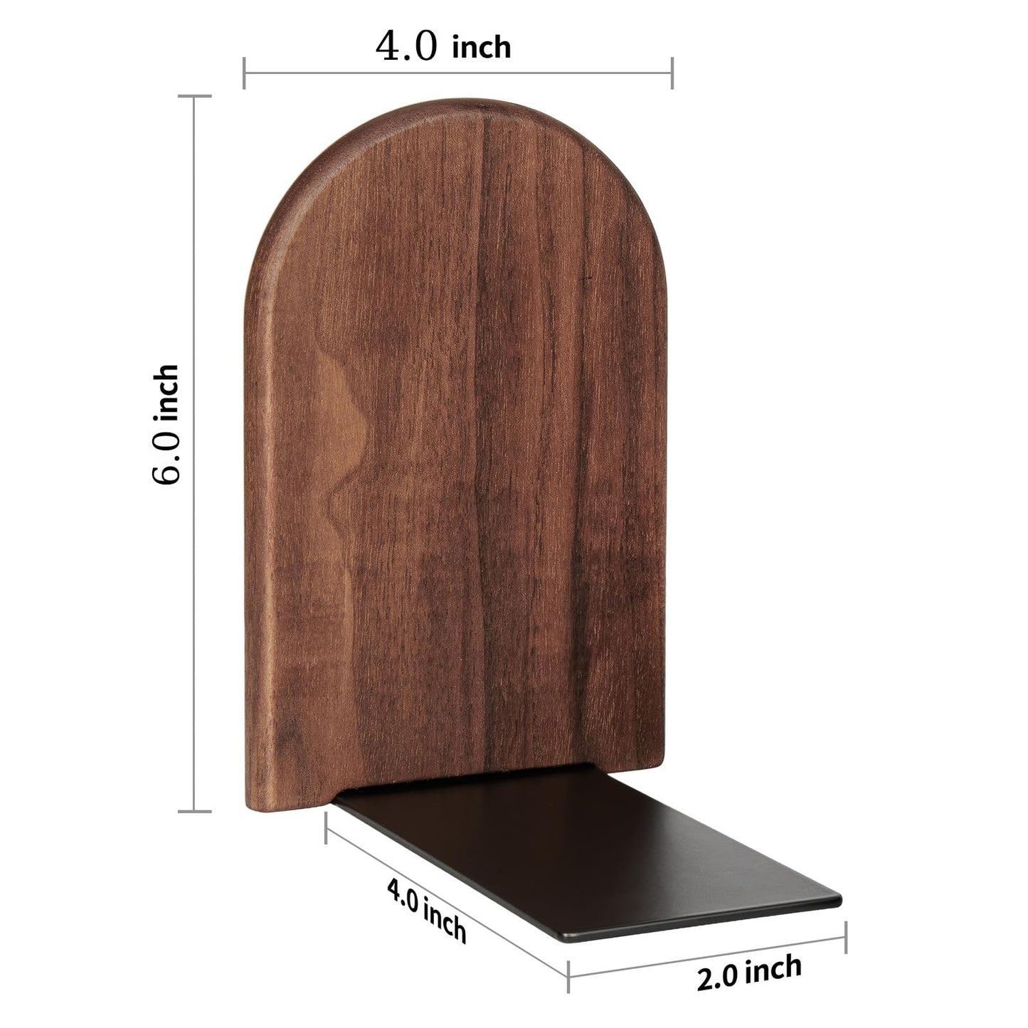 Book Ends,1 Pair Bookends Wood Book Ends Universal Economy Bookend