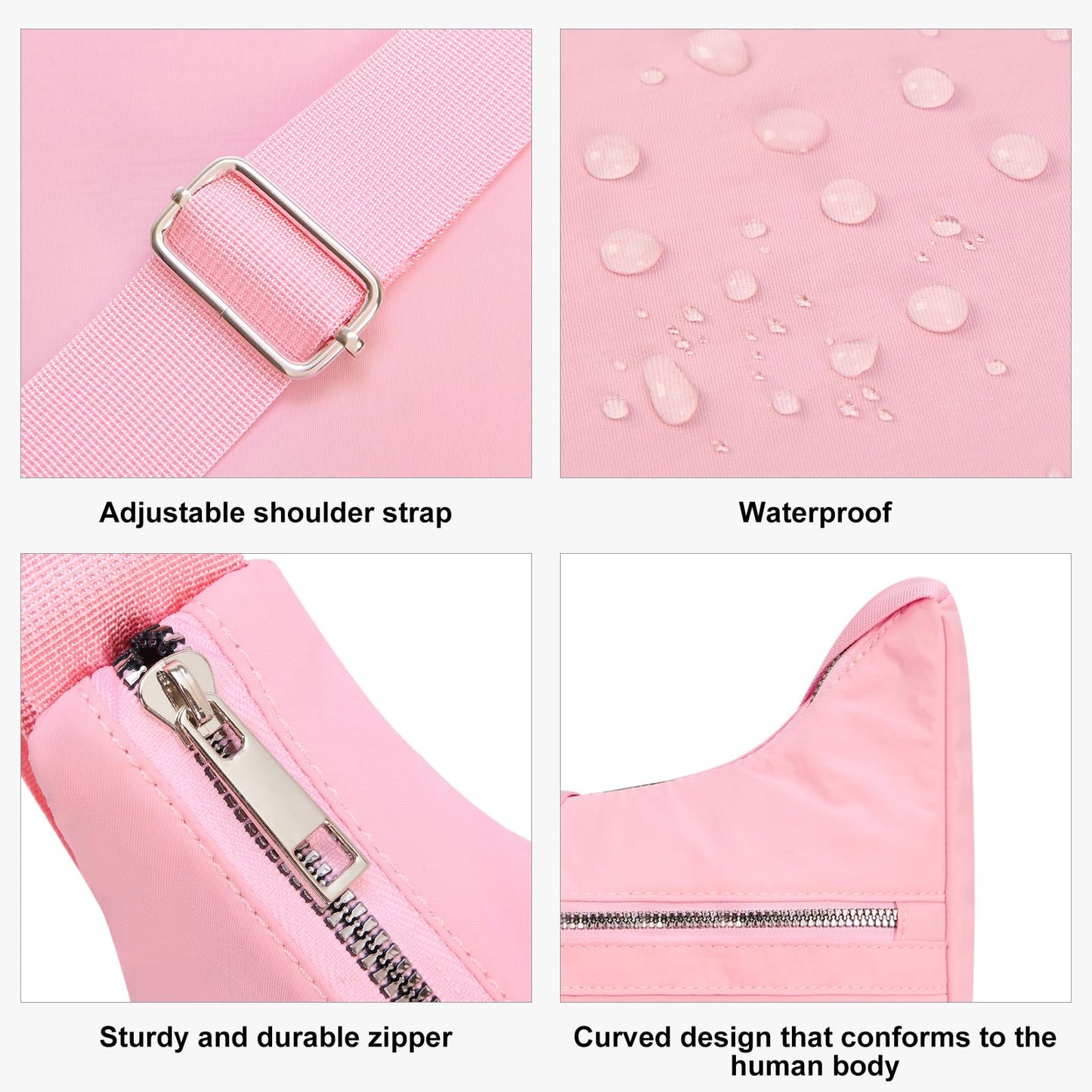 CLUCI Travel Purses for Women, Waterproof Nylon Crossbody Bags for Woman Trendy, Anti Theft Shoulder Handbags for Ladies