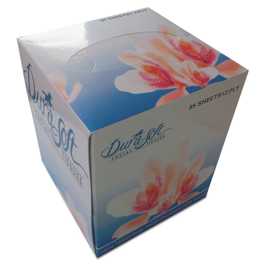 GEN 852D Facial Tissue Cube Box, 2-Ply, White, 85 Sheets/Box, 85 per Box (Case of 36 Boxes)