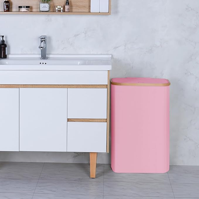Slim Laundry Basket, 60L Laundry Hamper