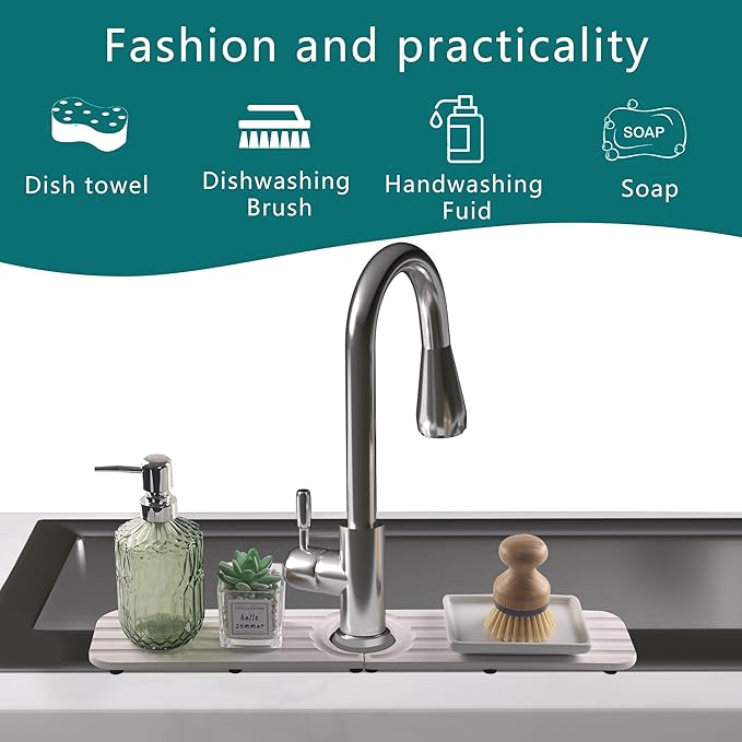 Faucet Mat for Kitchen Sink