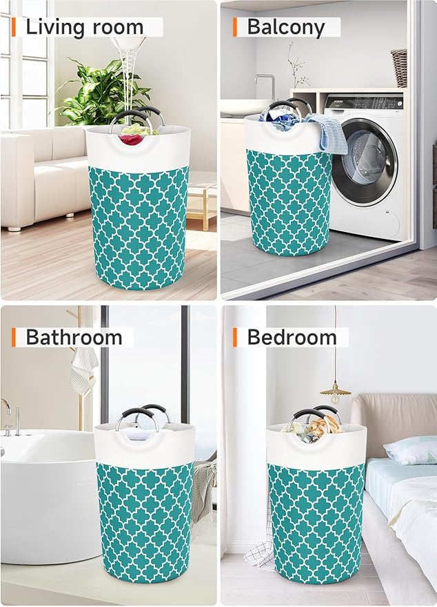 Large Laundry Basket Laundry Hamper Bag Washing Bin Clothes Bag Collapsible Tall