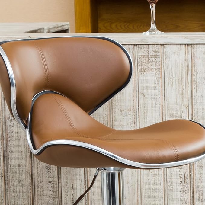 Roundhill Furniture Masaccio Cushioned Leatherette Upholstery Airlift