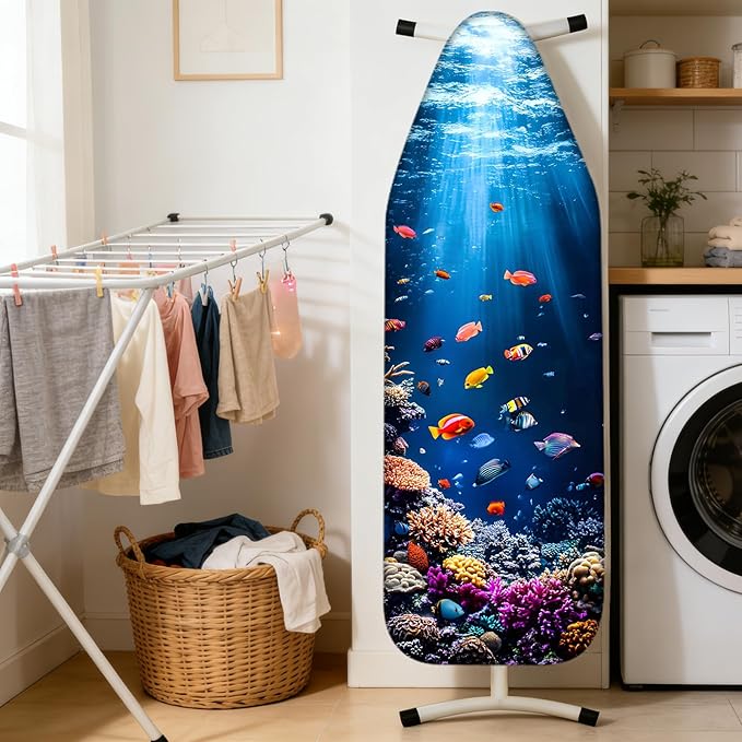 Nuxovilar Ironing Board Cover Needle Cotton 15x54 Inches | Ironing Board Cover