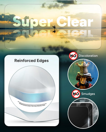 ZAGG Glass+ Screen Protector for iPhone 16e/ 14/13/ 13 Pro - 3X Shatter Protection, High Scratch Resistance, Oil-Resistant, Reinforced Edges, InvisibleShield, Easy Install