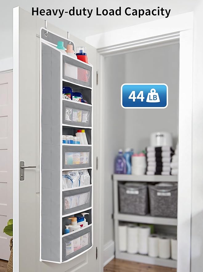 JARLINK Over The Door Organizer Storage, 5 Shelf Hanging Door Organizer