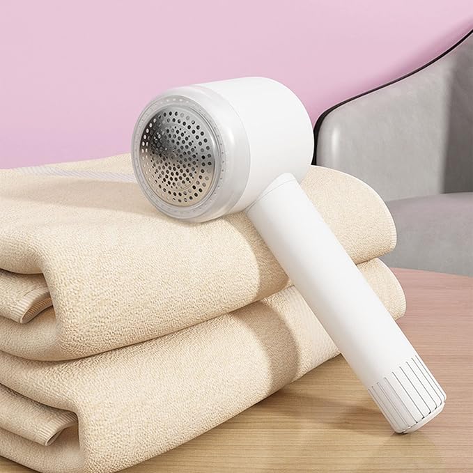 White 6 Piece Fabric Lint Shaver Clothing Hairball Trimmer Fabric Hairball