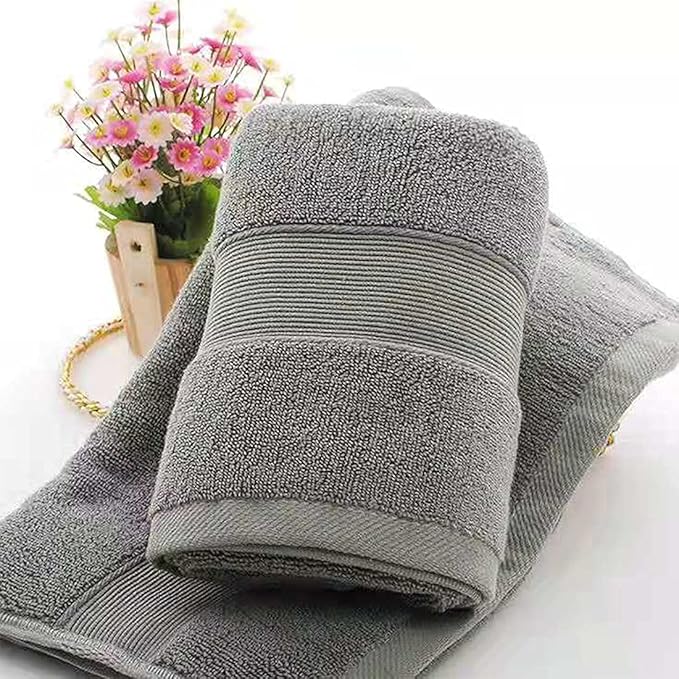 Lchkrep Cotton Hand Towels 2 Pack, Salon Thick Bath Hand Towel, Gym Towel 14" x
