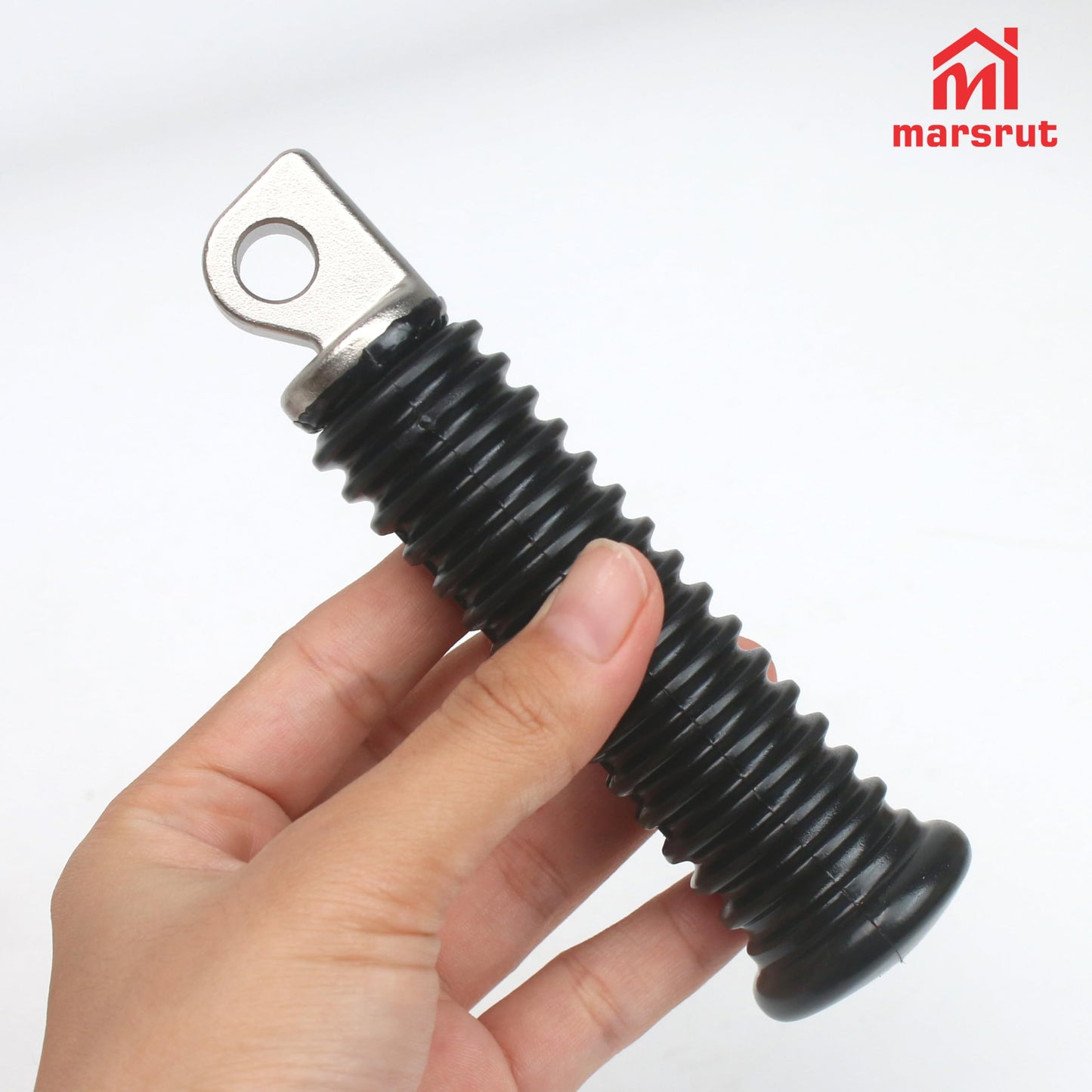 2pcs Foot Pegs Fit for Harley, Passenger Motorcycle Foot Pegs for Harley Davidson Sportster 883 1200, Forty Eight, Iron 883, Dyna, Road King, 10mm Bore, Aluminum Bike Rear Footrest Pedals Mounting
