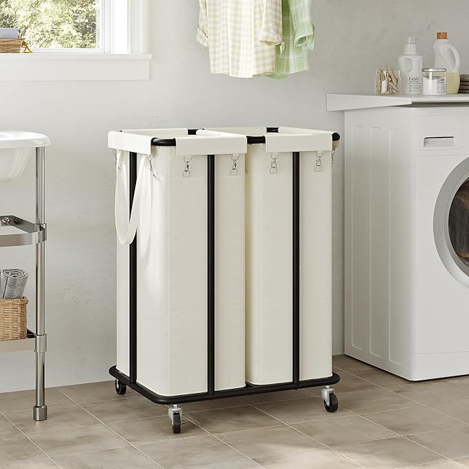 WOWLIVE Double Laundry Hamper