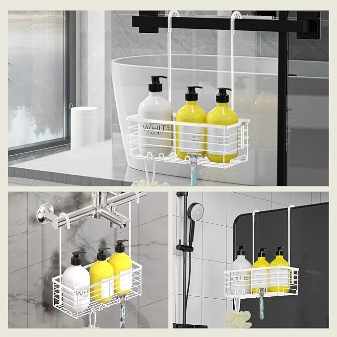 DELLAN Hanging Shower Caddy, Shower Rack Hanging