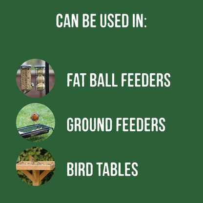 Fat Balls for Wild Birds (50) - High Energy Suet Feed, Nutritious, Great for Hanging Feeders, Attracts Birds to Garden All Year Round - Honeyfield's, 4.25 kg (Pack of 1)
