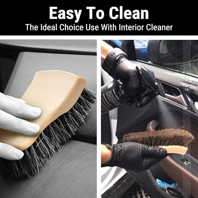 YeewayVeh Long Bristle Horse Hair Brush