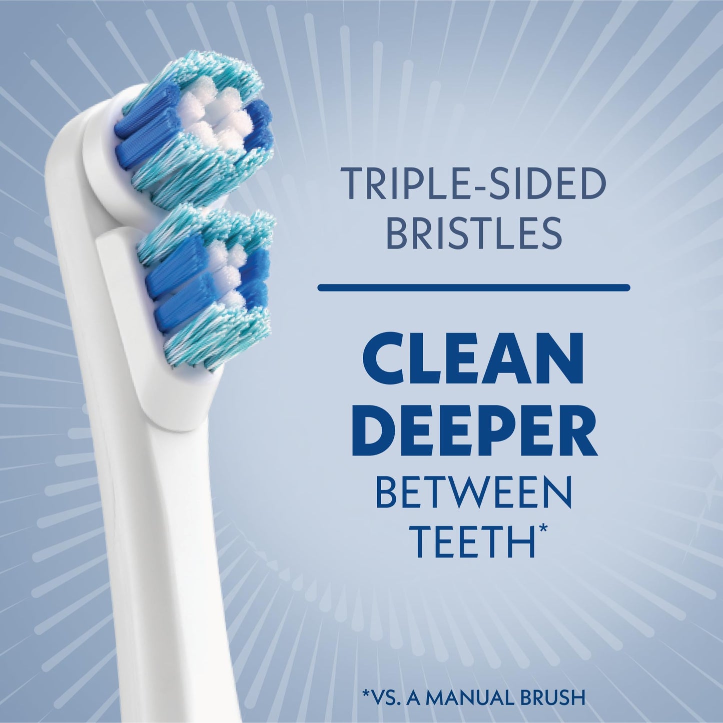 Spinbrush Smart Clean Battery Powered Electric Toothbrush for Adults with Dual Action Head, Pacer & Timer, Champagne, Soft Bristles, 1 Count
