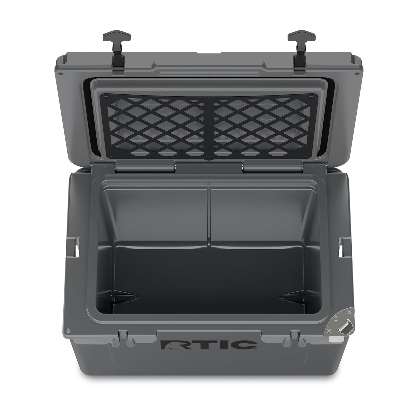 RTIC 45QT Ultra-Tough Cooler Hard Insulated Portable Ice Chest Box for Beach, Drink, Beverage, Camping, Picnic, Fishing, Boat, Barbecue, Dark Grey