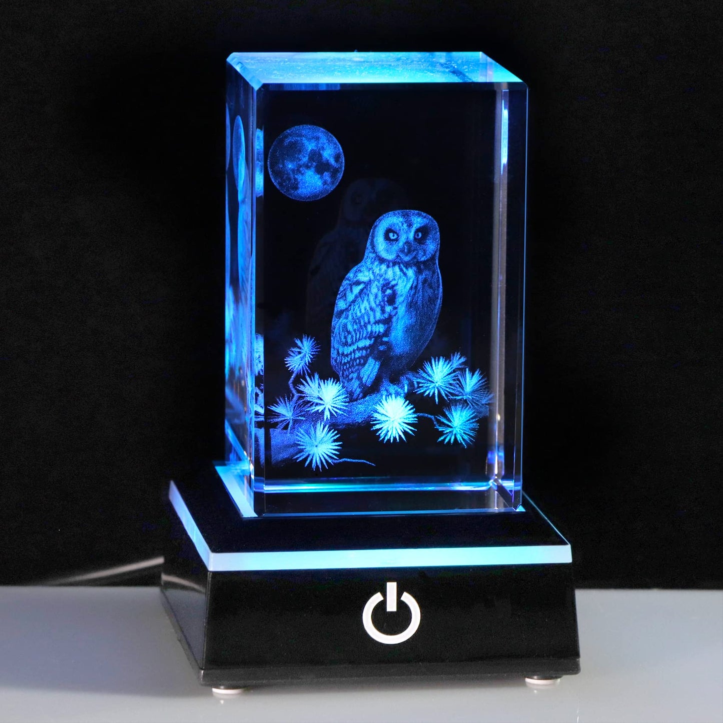 Qianwei 3D Crystal Owl Figurines & Gifts for Owl Lovers - Home Decorations, Keepsake & Paperweight