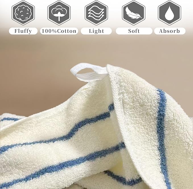 VOOVA & MOVAS Stripe Hand Towels