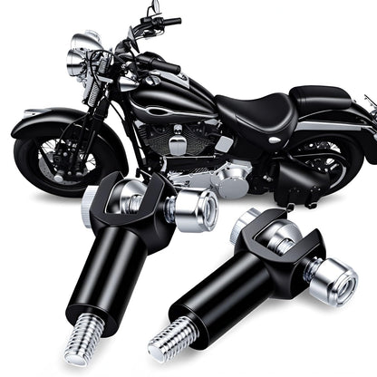 Passenger Foot Peg Support Mount Clevis Kit Compatible With Harley Davidson Softail 2000-2006 (Black)