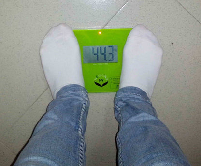 NewlineNY Lightest Step On Super Mini Travel Bathroom Scale, SBB0638SM-GN Green