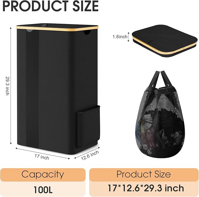 Laundry Basket Clothes Hamper