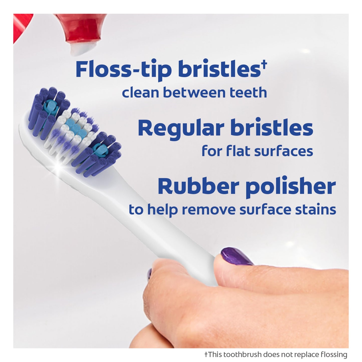 Colgate 360 Floss Tip Sonic Powered Battery Toothbrush Refill Pack - 2ct