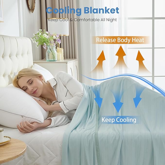 OIGAE Cooling Blanket for Hot Sleepers