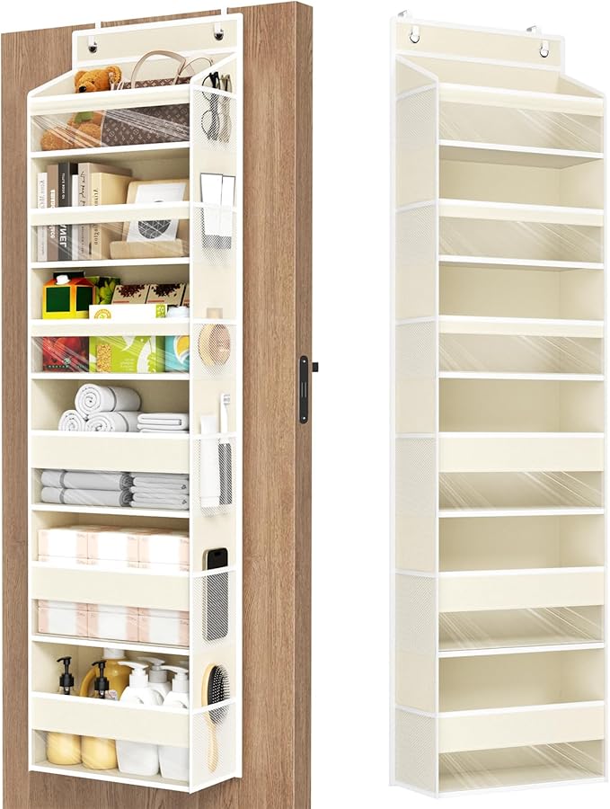 Over The Door Organizer, 6 Shelf Door Hanging Organizers