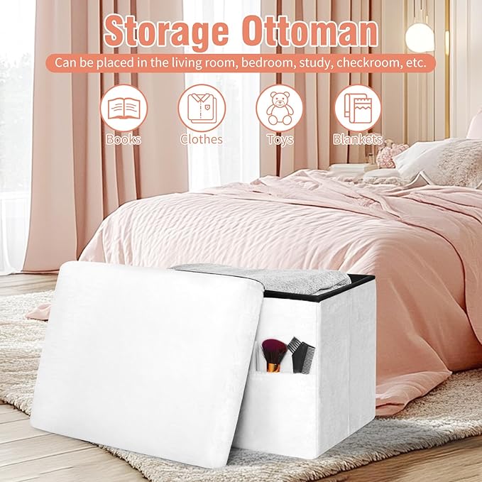 Storage Ottoman Cube, Small Ottoman
