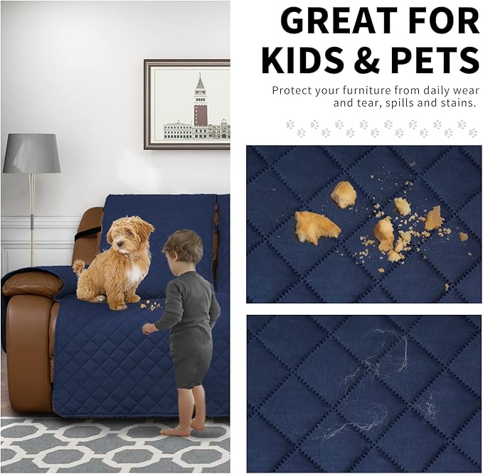 Easy-Going Oversized Recliner Sofa Cover, Reversible Couch Cover
