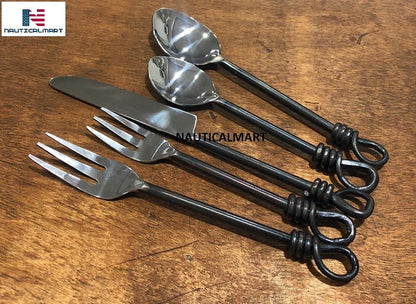 Twist and Shout Stainless Steel Flatware Set Service for Persion (4 Set)