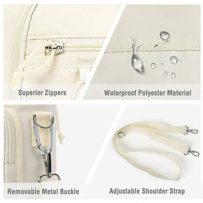 MOSISO Gym Bag for Women, Travel Duffle Weekender Overnight Workout Carry on Small Tote Sport Gym Duffle Bag with Shoe Compartment&Wet Pocket&Water Bottle Holder for Fitness, Yoga, Weekend, Beige