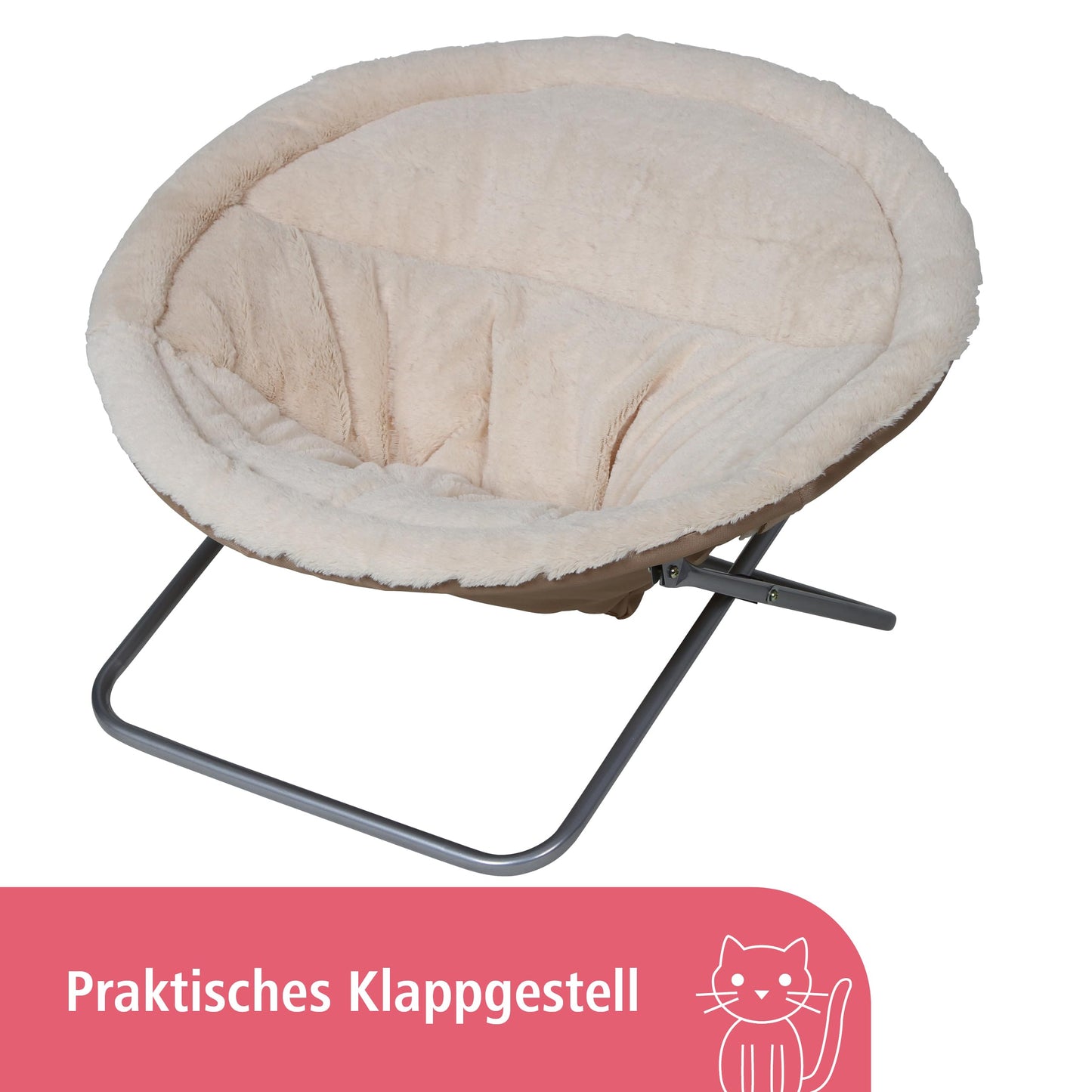 Kerbl Sleeping Nest Alice, 58 x 36 cm, Beige